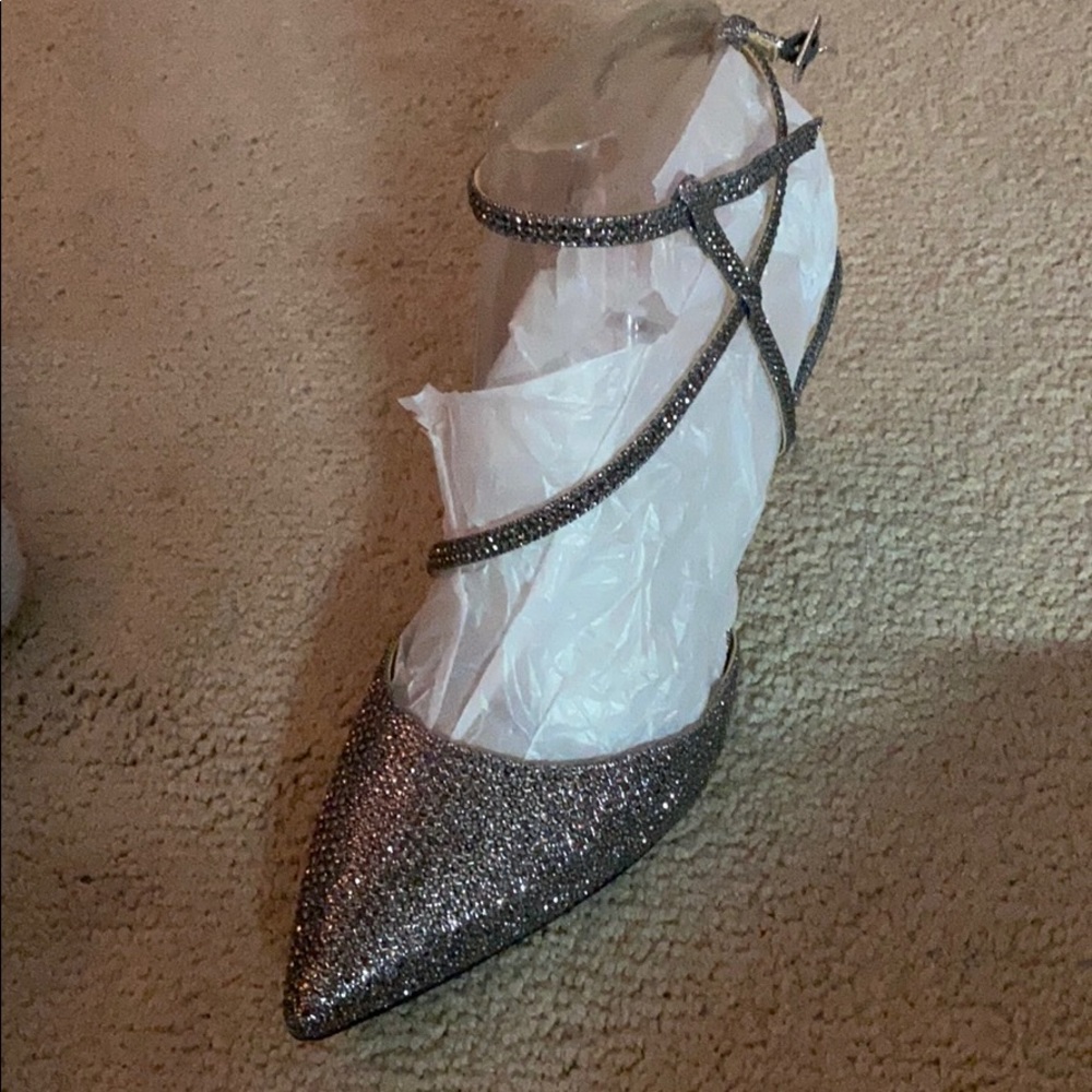 INC Evening low kitten heel shoes